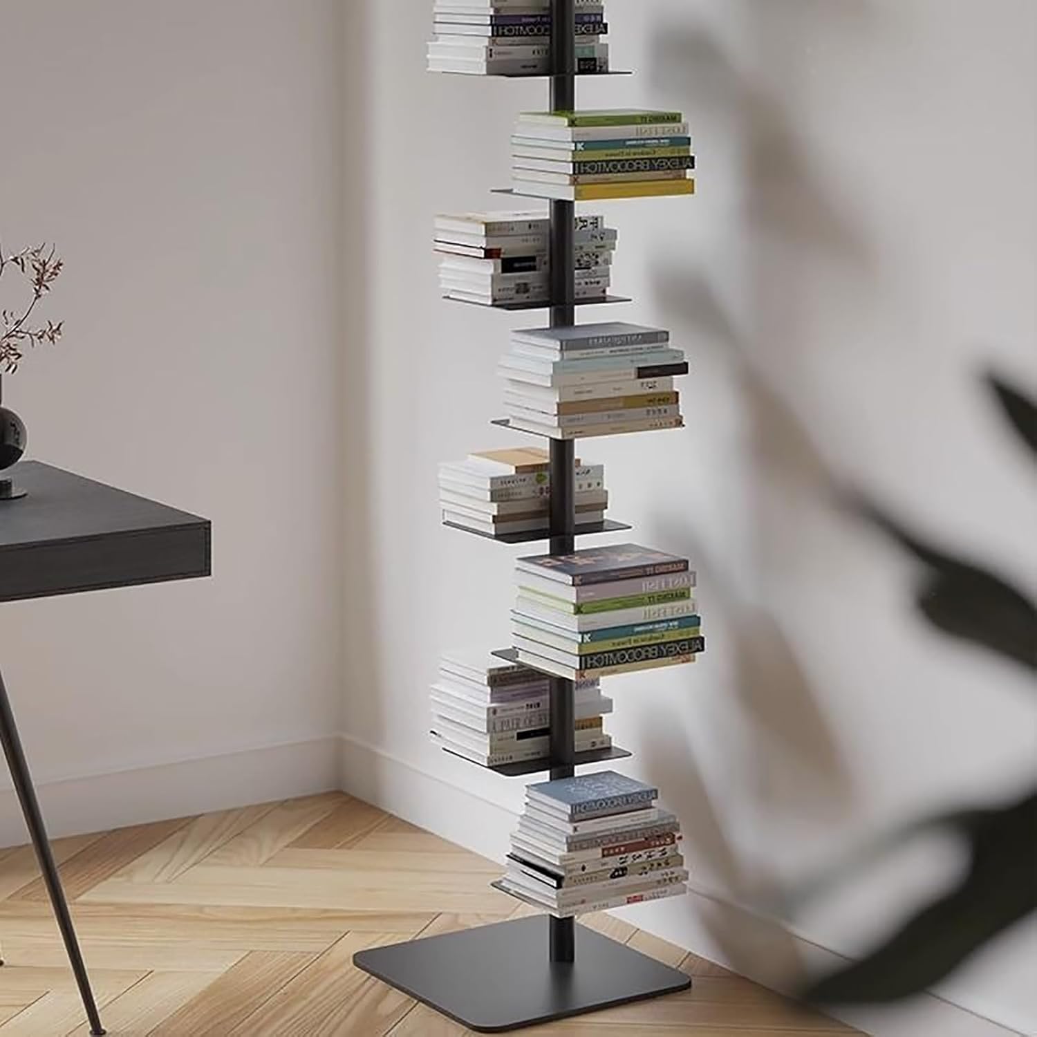 9 Tier Vertical Spine Bookshelf/ Story Bookshelf